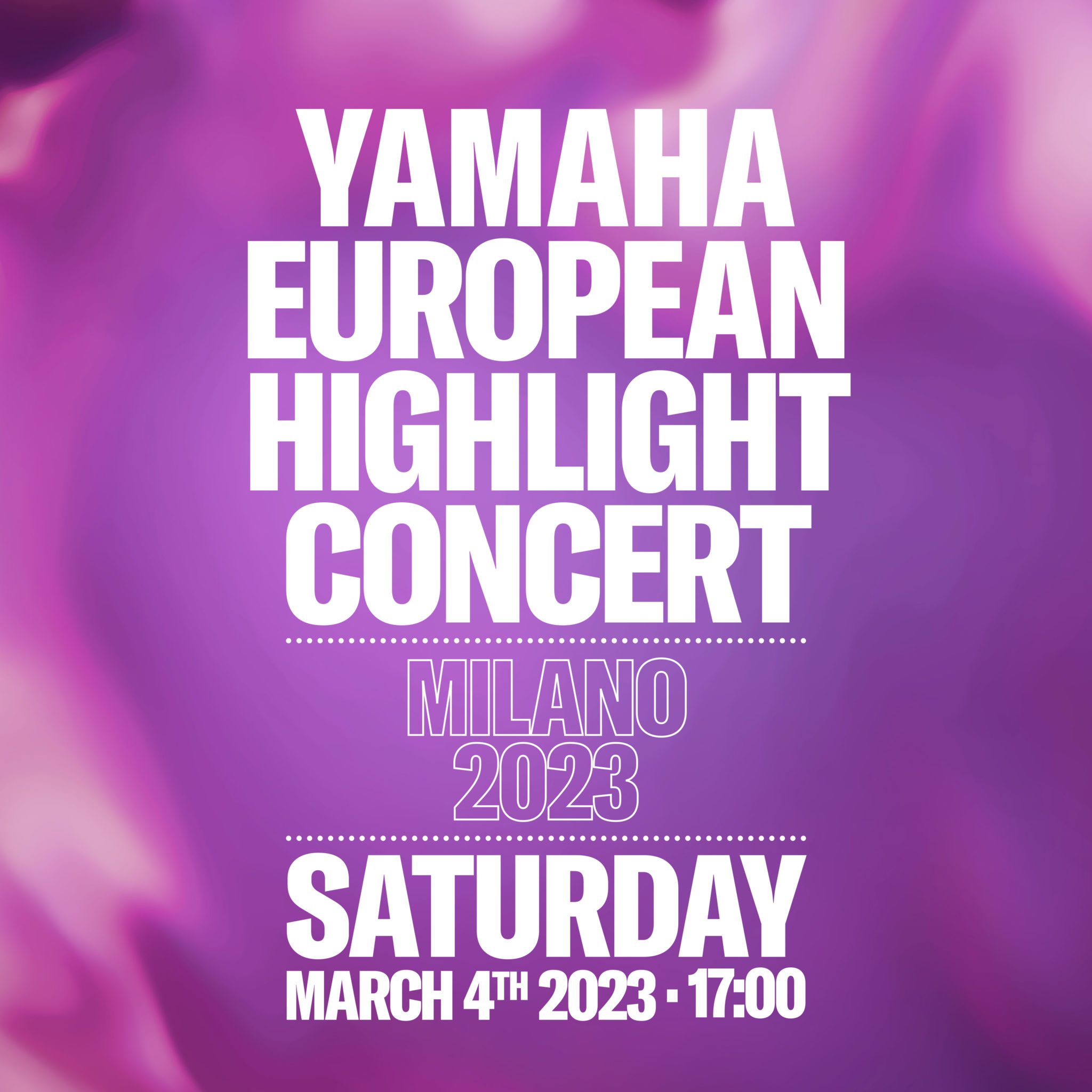 Yamaha European Highlight Concert 2023 YAMAHA MUSIC SCHOOL COLMAR